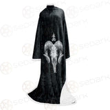 Devil Skull SED-0555 Sleeved Blanket