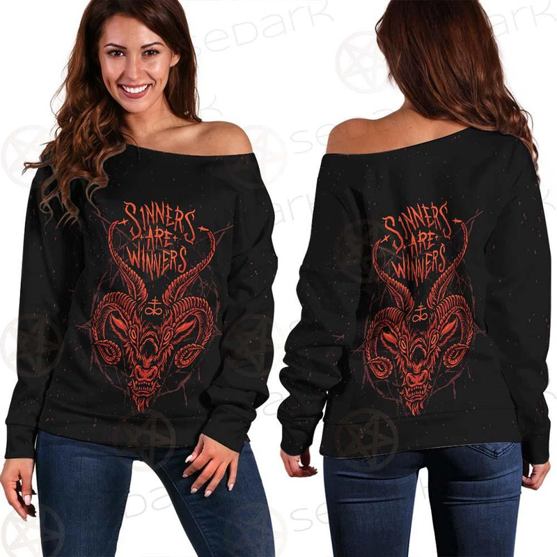 Sinners Are Winners SED-0557 Off Shoulder Sweaters