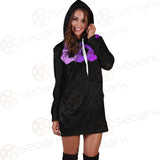 Satanic Purple 666 SED-0558 Hoodie Dress