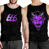 Satanic Purple 666 SED-0558 Men Tank-tops