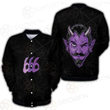 Satanic Purple 666 SED-0558 Button Jacket