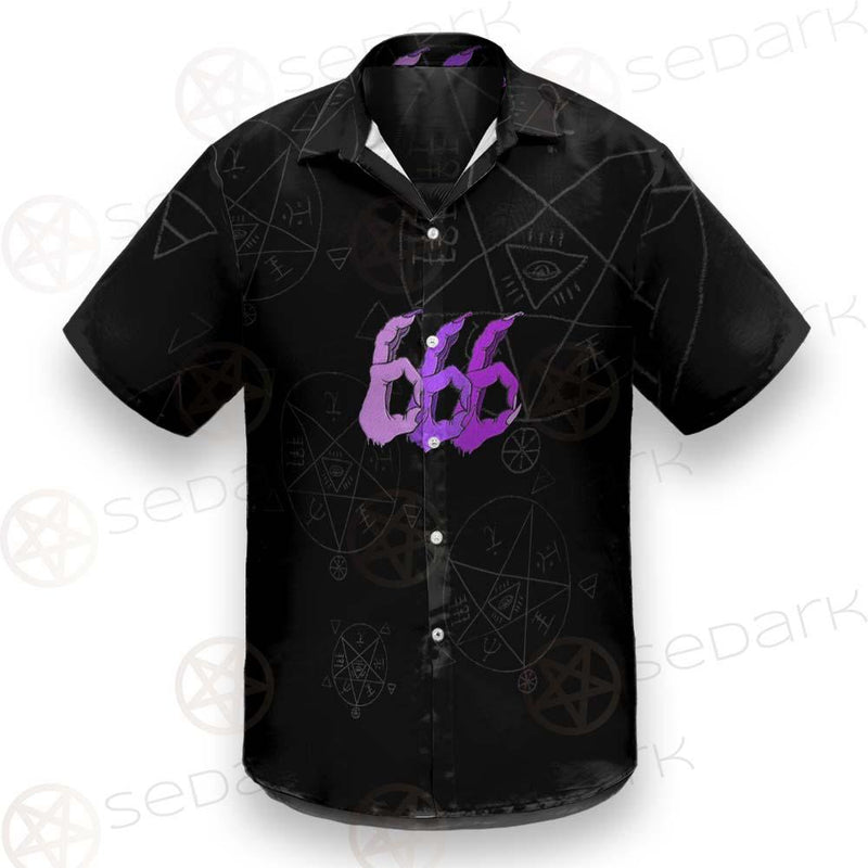 Satanic Purple 666 SED-0558 Shirt Allover