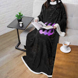 Satanic Purple 666 SED-0558 Sleeved Blanket