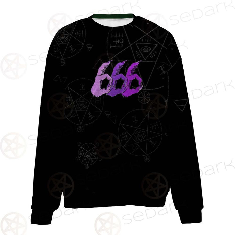 Satanic Purple 666 SED-0558 Unisex Sweatshirt