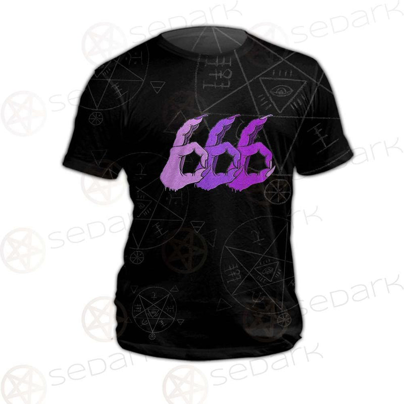 Satanic Purple 666 SED-0558 Unisex T-shirt
