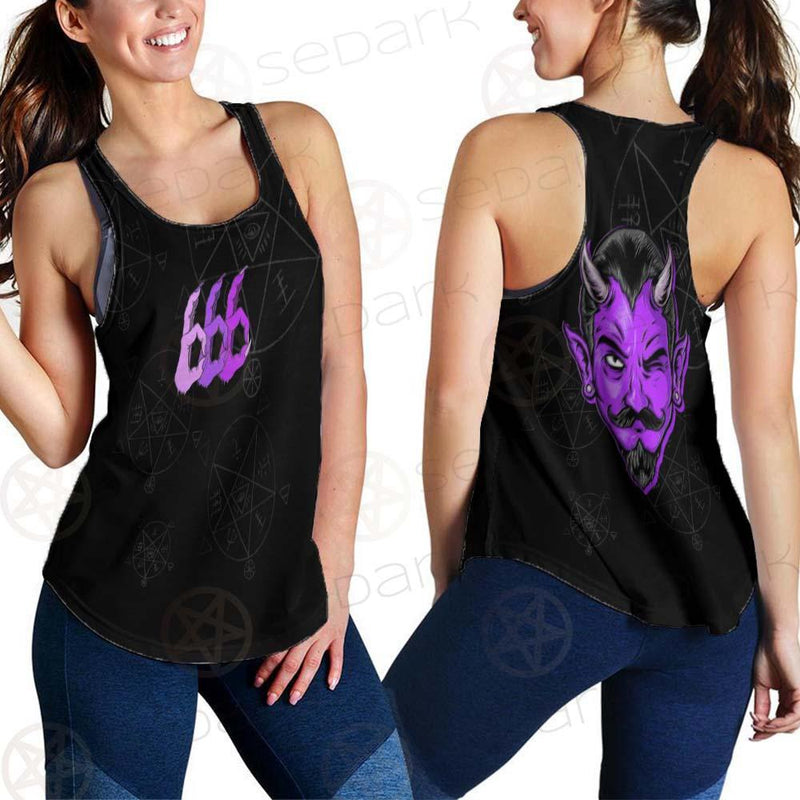 Satanic Purple 666 SED-0558 Women Tank Top