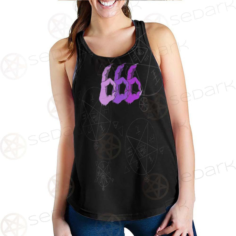Satanic Purple 666 SED-0558 Women Tank Top