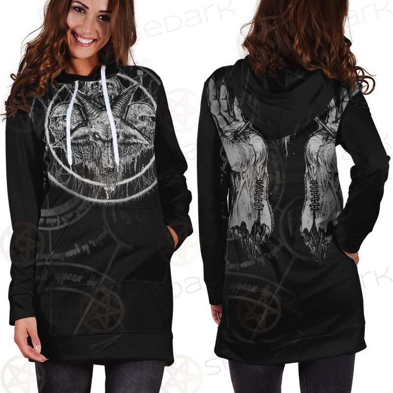 Occult Art Satanic SED-0559 Hoodie Dress