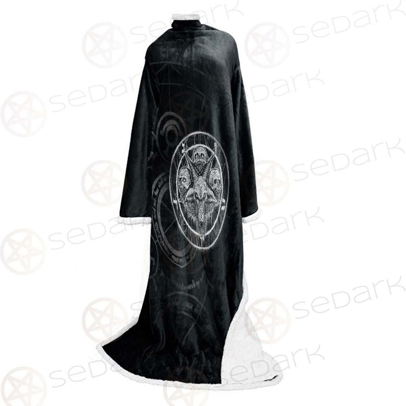 Occult Art Satanic SED-0559 Sleeved Blanket