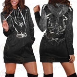 Baphomet Hand SED-0560 Hoodie Dress