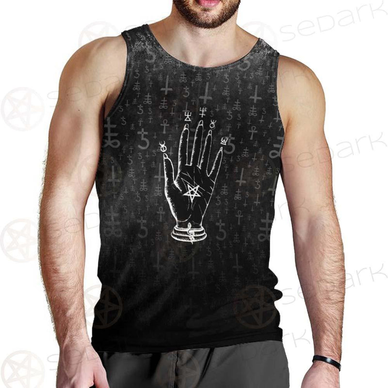 Baphomet Hand SED-0560 Men Tank-tops