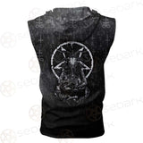 Baphomet Hand SED-0560 Zip Sleeveless Hoodie