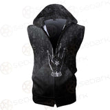Baphomet Hand SED-0560 Zip Sleeveless Hoodie