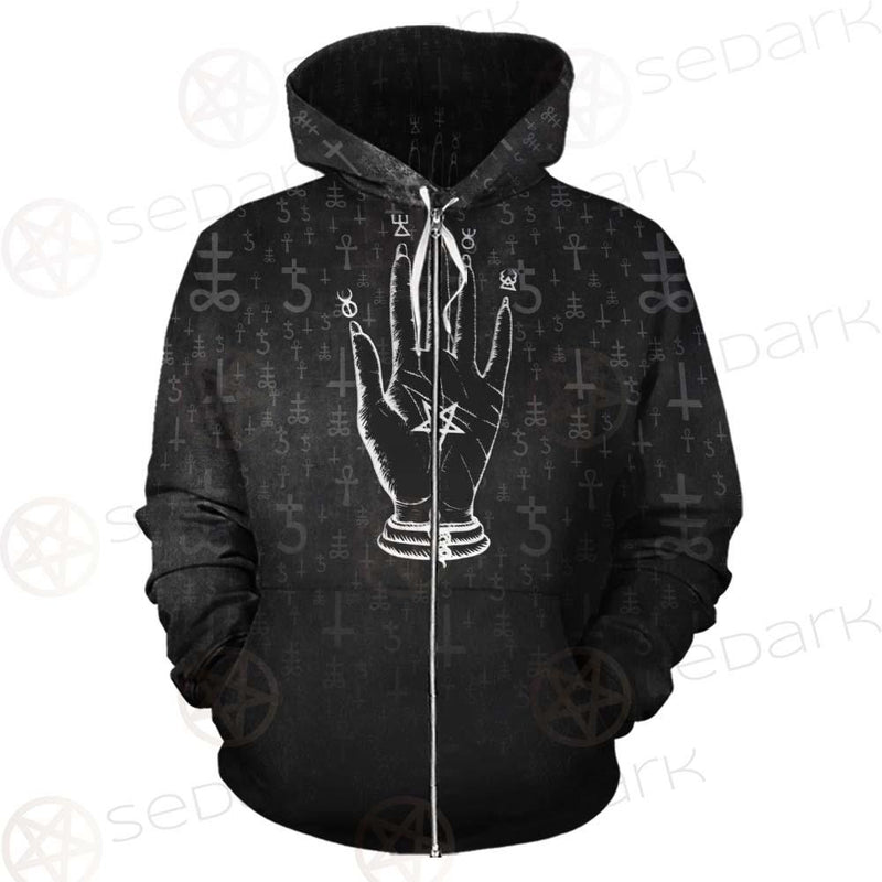 Baphomet Hand SED-0560 Hoodie & Zip Hoodie
