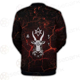 Satanism Goat Head SED-0561 Button Jacket