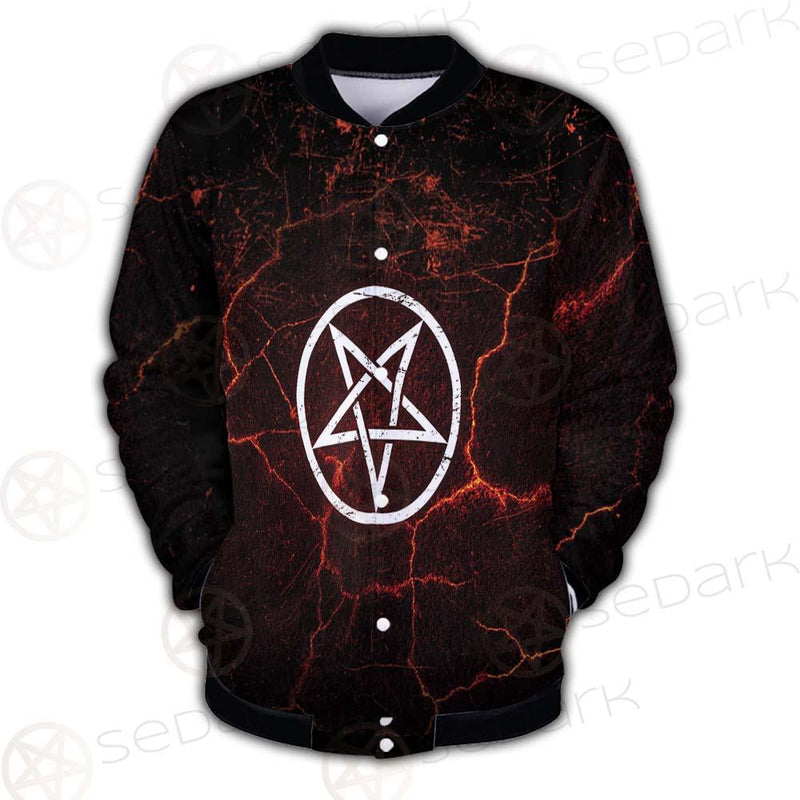 Satanism Goat Head SED-0561 Button Jacket
