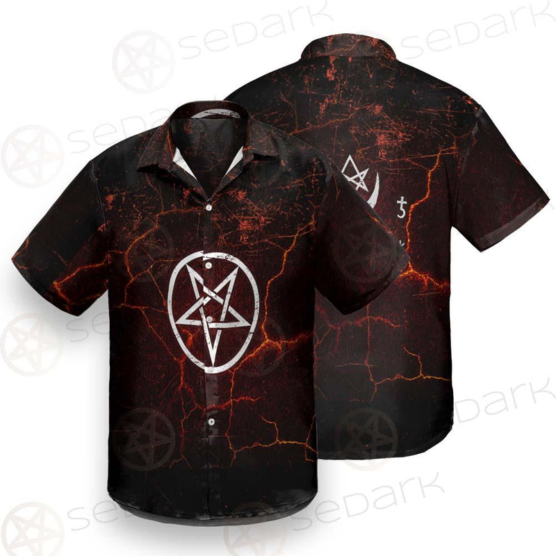 Satanism Goat Head SED-0561 Shirt Allover