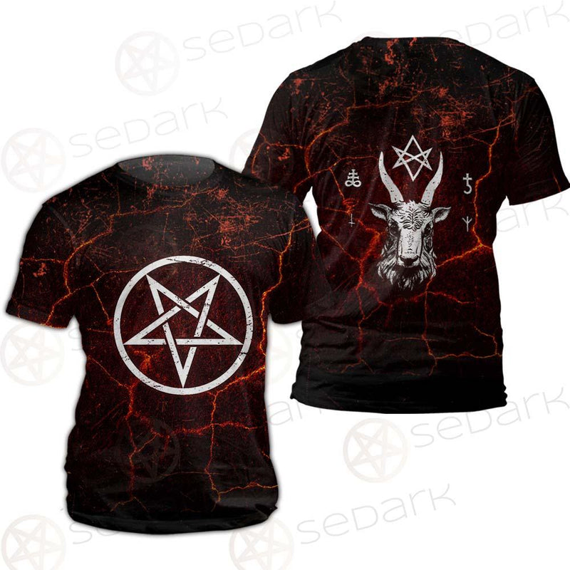 Satanism Goat Head SED-0561 Unisex T-shirt