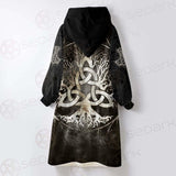 Viking Tree Of Life SED-0566 Oversized Sherpa Blanket Hoodie