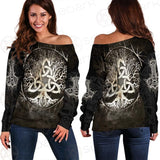 Viking Tree Of Life SED-0566 Off Shoulder Sweaters