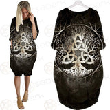 Viking Tree Of Life SED-0566 Batwing Pocket Dress