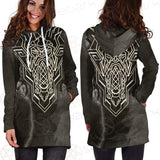 Viking Old Warrior Geometry SED-0567 Hoodie Dress