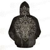 Viking Old Warrior Geometry SED-0567 Hoodie & Zip Hoodie