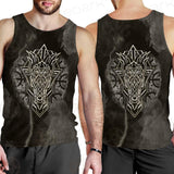 Viking Old Warrior Geometry SED-0567 Men Tank-tops