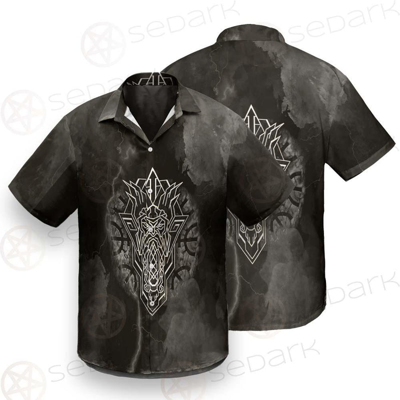 Viking Old Warrior Geometry SED-0567 Shirt Allover