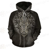 Viking Old Warrior Geometry SED-0567 Hoodie & Zip Hoodie