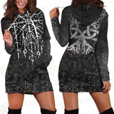 Viking Celtic Tree Of Life SED-0568 Hoodie Dress