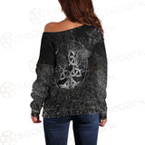 Viking Celtic Tree Of Life SED-0568 Off Shoulder Sweaters