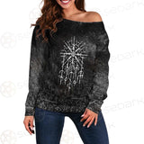 Viking Celtic Tree Of Life SED-0568 Off Shoulder Sweaters