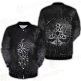 Viking Celtic Tree Of Life SED-0568 Button Jacket