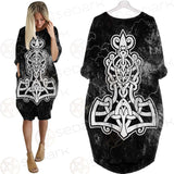 Viking Thor Hammer SED-0569 Batwing Pocket Dress