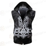 Viking Thor Hammer SED-0569 Zip Sleeveless Hoodie