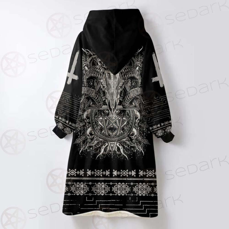 Satan The Dark Side SED-0570 Oversized Sherpa Blanket Hoodie