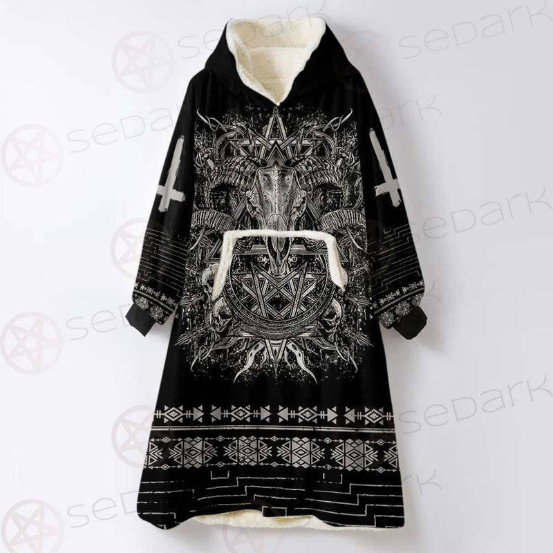 Satan The Dark Side SED-0570 Oversized Sherpa Blanket Hoodie