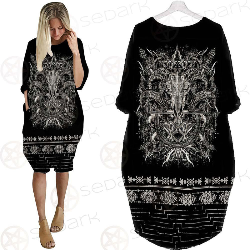Satan The Dark Side SED-0570 Batwing Pocket Dress