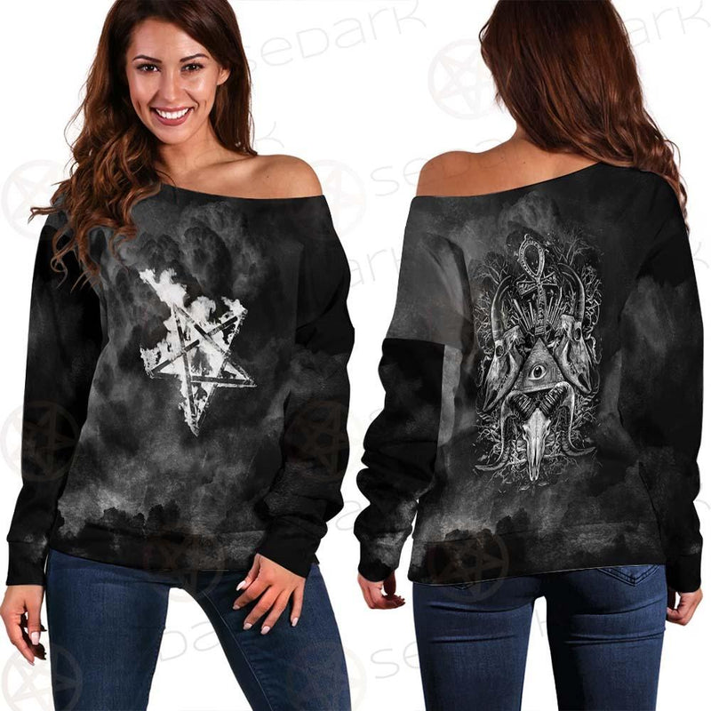 Satanic Fire SED-0571 Off Shoulder Sweaters