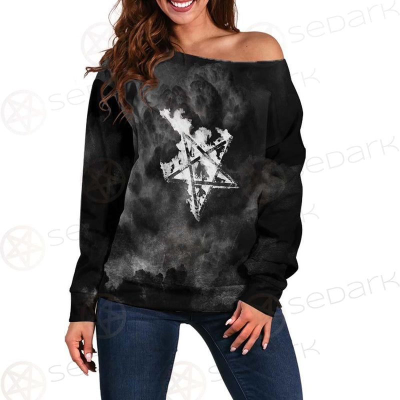 Satanic Fire SED-0571 Off Shoulder Sweaters