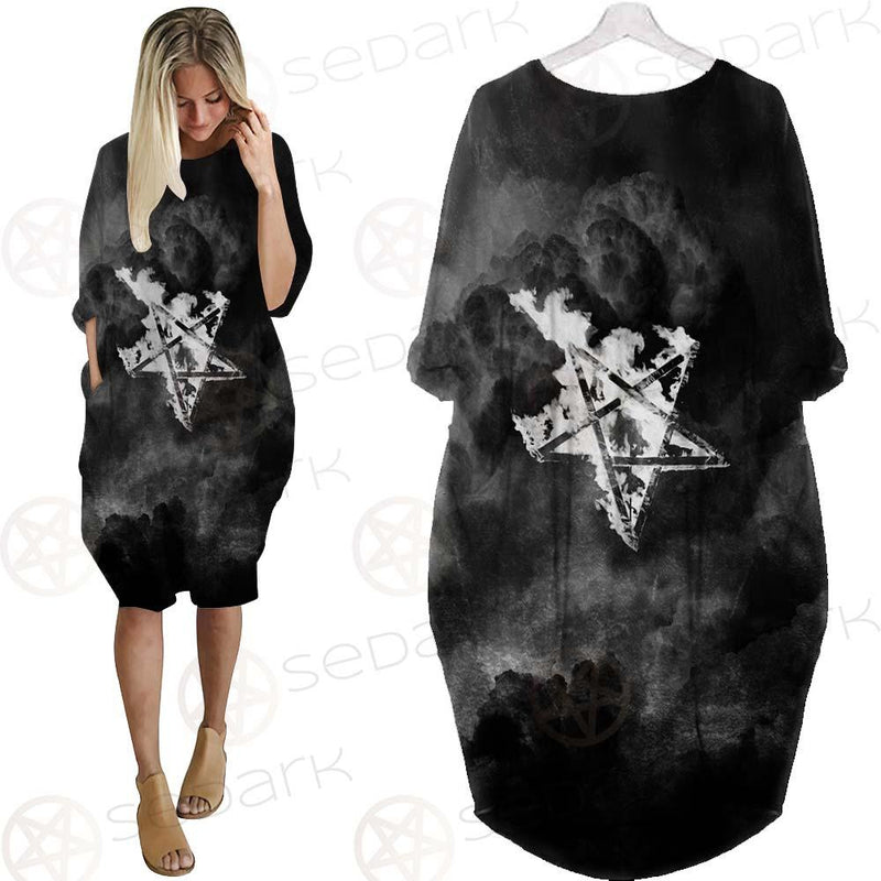 Satanic Fire SED-0571 Batwing Pocket Dress