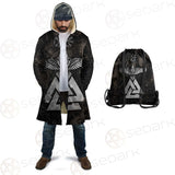 Viking Warrior And Vegvisir SED-0573 Cloak