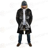 Viking Warrior And Vegvisir SED-0573 Cloak