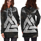 Viking Warrior And Vegvisir SED-0573 Hoodie Dress