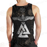 Viking Warrior And Vegvisir SED-0573 Men Tank-tops