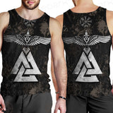 Viking Warrior And Vegvisir SED-0573 Men Tank-tops