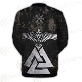 Viking Warrior And Vegvisir SED-0573 Button Jacket