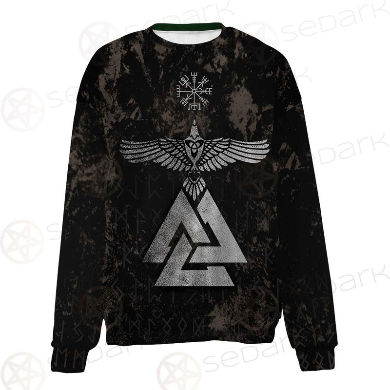 Viking Warrior And Vegvisir SED-0573 Unisex Sweatshirt