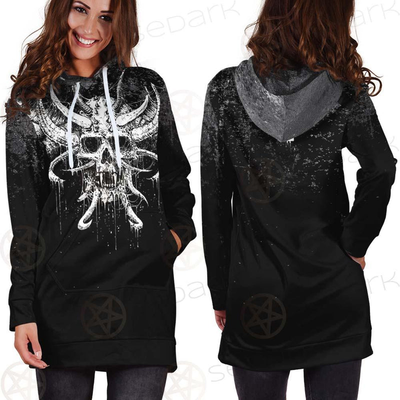 Cross Inverted Satanic SED-0575 Hoodie Dress